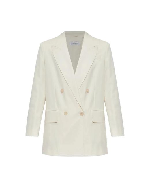 Max Mara White Blazers