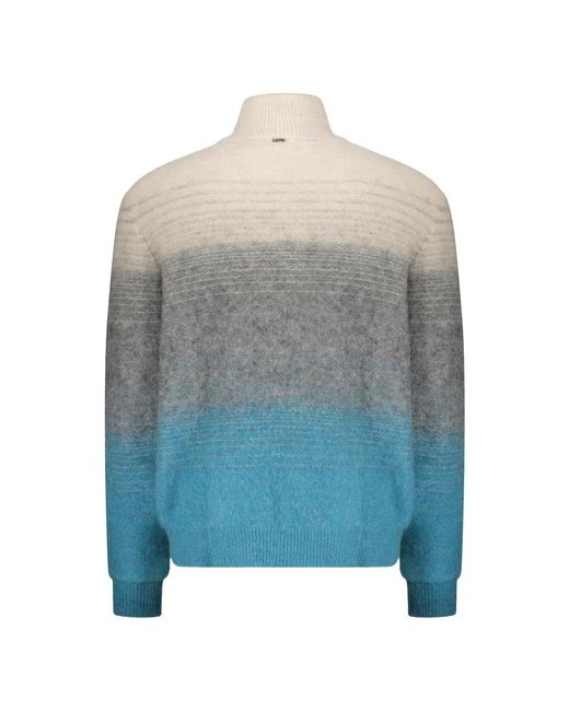 Herno Truien & Vesten ,Grijs ,Wol Geribbelde Randen Ritsvest in het Multicolor voor heren