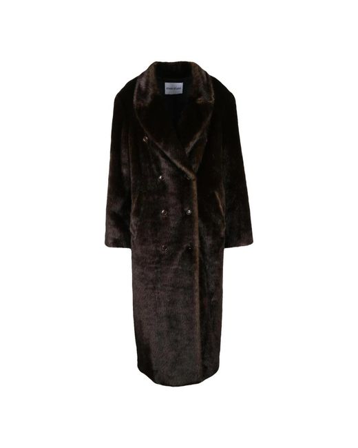 Double-Breasted Coats Stand Studio de color Black