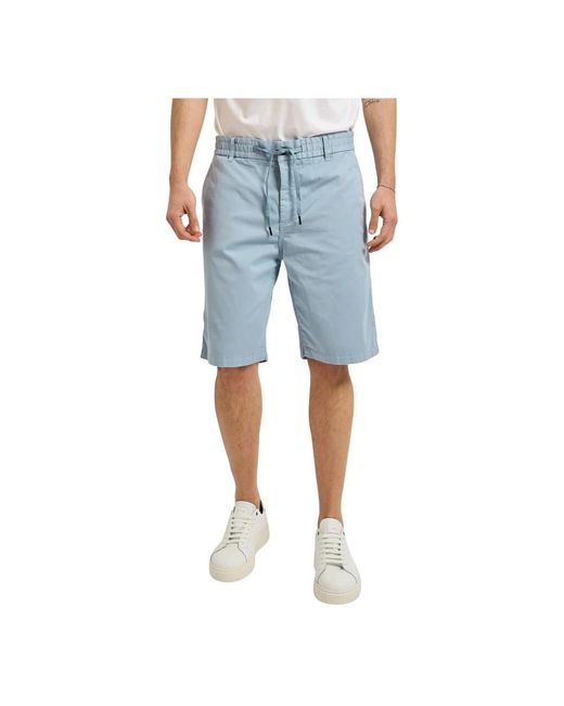 HUGO Blue Denim Shorts for men