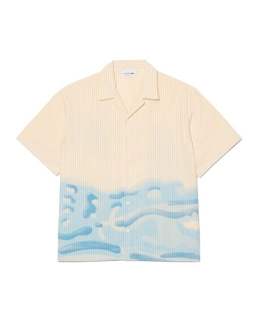 Lacoste Blue Short Sleeve Shirts for men