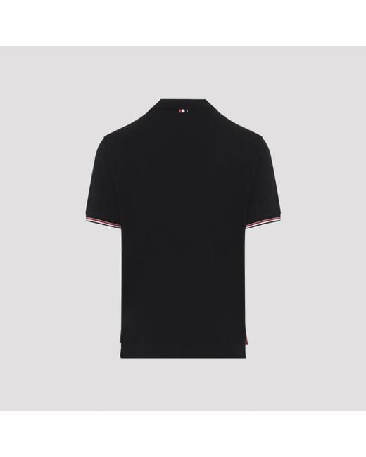 Thom Browne Black Polo Shirts for men