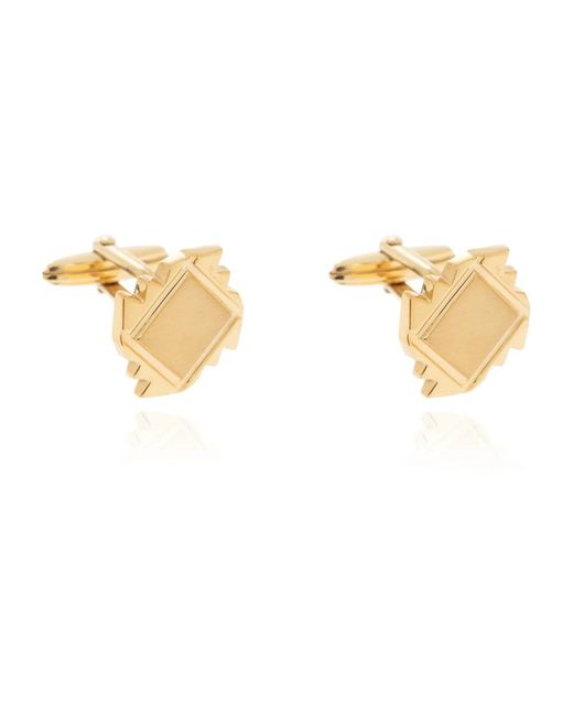 Cufflinks & Tie Clips di Lanvin in Metallic da Uomo