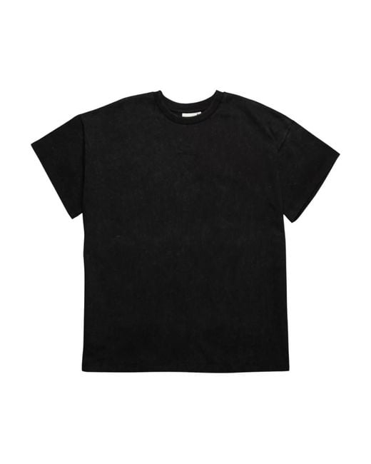 Gestuz Black Schwarzes Oversize Tee T-Shirts Und Polos