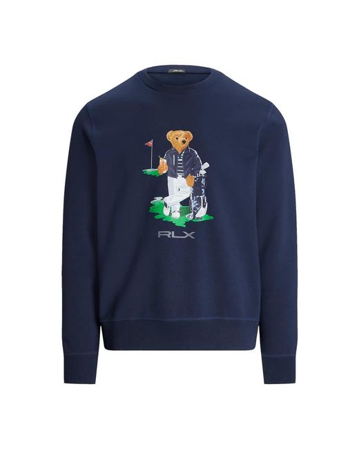Sweatshirts di Polo Ralph Lauren in Blue da Uomo