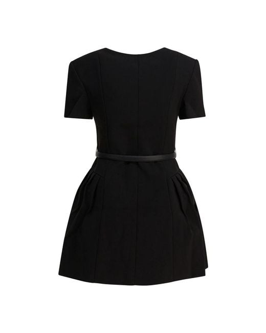 Self-Portrait Black Short Dresses