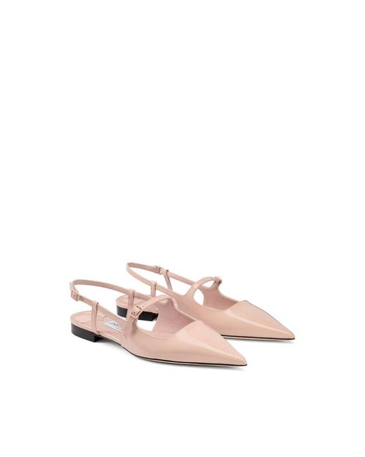 Jimmy Choo Pink Ballerina Shoes