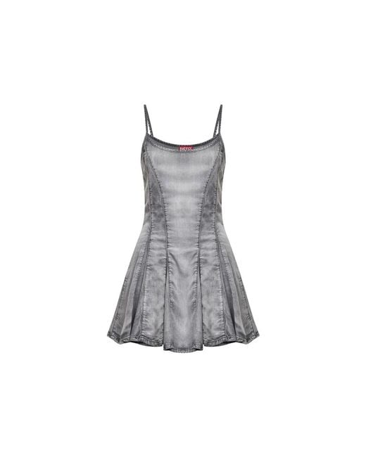 DIESEL Gray Short Dresses