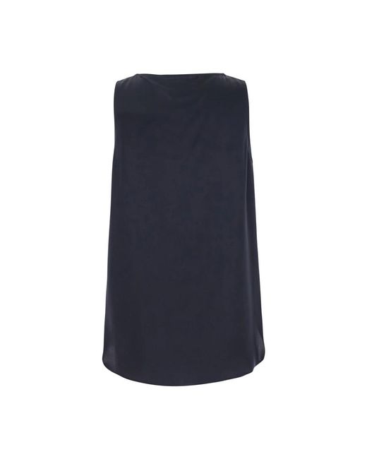 Max Mara Blue Sleeveless Tops