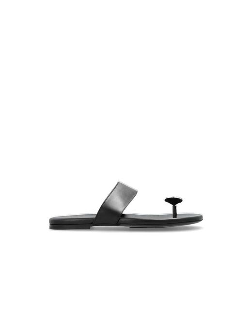 IRO Stud Slides in het White