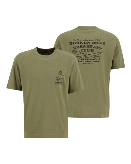 Barbour T-Hemden in het Green voor heren
