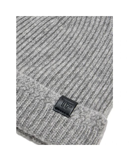 Beanies Tom Ford pour homme en coloris Gray