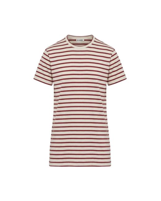 Jil Sander Red Short Dresses