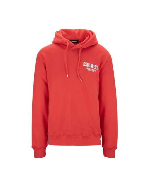 DSquared² Hoodies in het Red voor heren