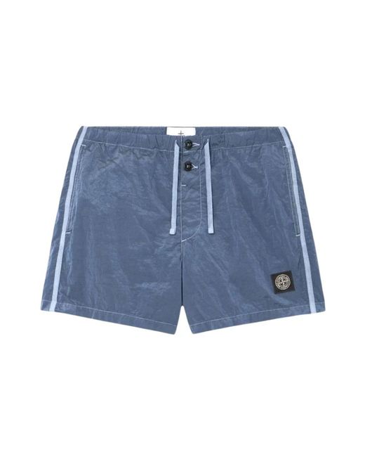 Stone Island Blue Beachwear for men