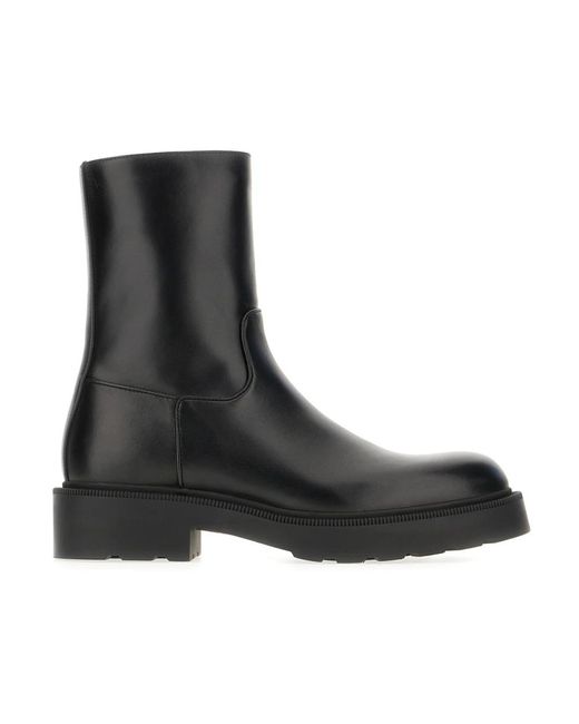The Row Black Ankle Boots