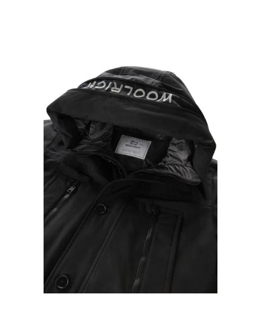 Woolrich Jassen ,Zwart ,Arctic Parka Windstopper Gore-Tex in het Blue voor heren