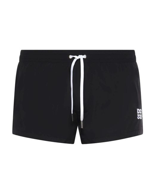 DSquared² Black Beachwear for men