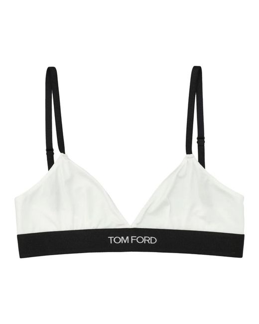 Tom Ford Modal Signature Bra in het White