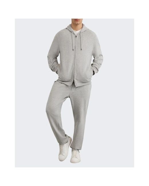 Zip-Throughs Pal Zileri de hombre de color Gray