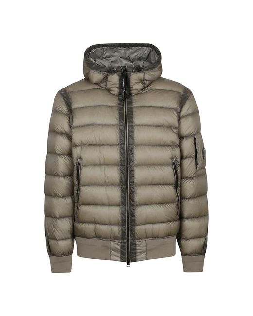 C P Company Fallen Rock Jack Met Lens Detail in het Green voor heren
