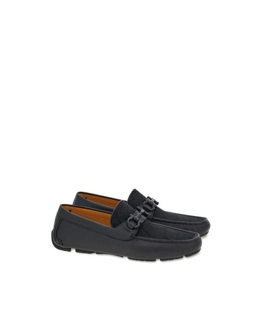 Ferragamo Schwarzer Nylon-Helm Zehenkappe in Black für Herren