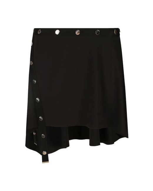The Attico Black Short Skirts