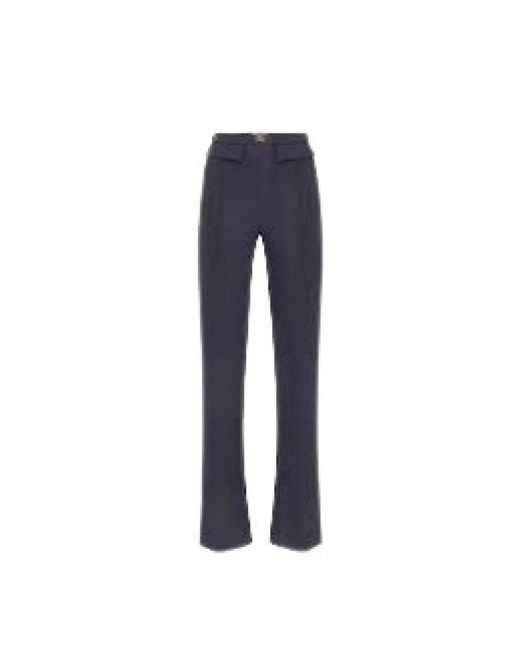 Elisabetta Franchi Blue Wide Trousers