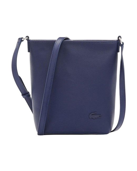 Lacoste Blue Elegante verstellbare cross body tasche