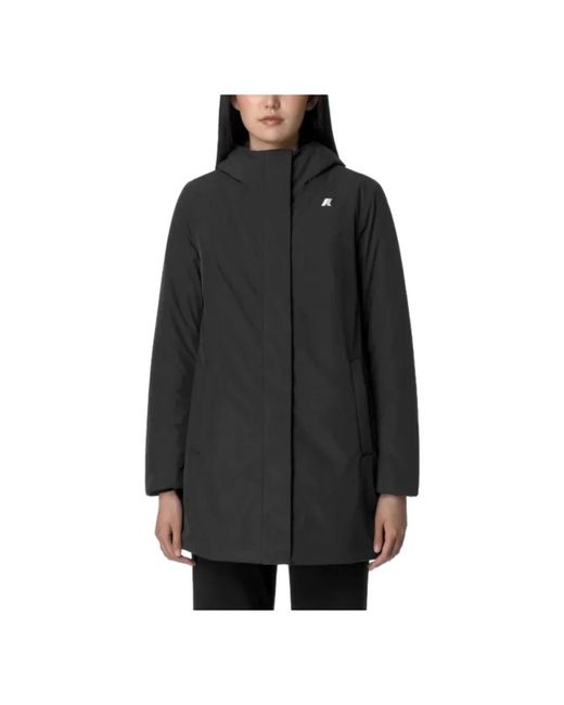 K-Way Black Parkas