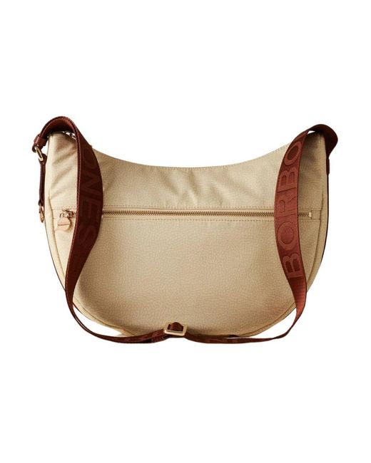 Borbonese Natural Shoulder Bags