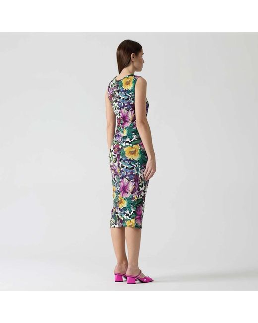 Just Cavalli Blue Midi Dresses