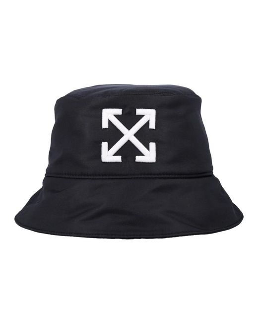 Off-White c/o Virgil Abloh Schwarz Weiß Pfeil Eimer Hut in Black für Herren