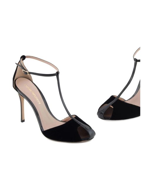Emporio Armani High Heel Sandals in het Black