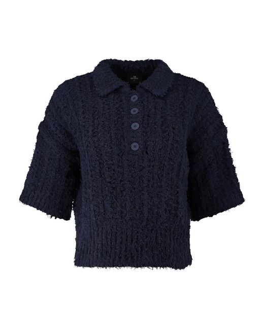 Mr. Mittens Blue Round-Neck Knitwear