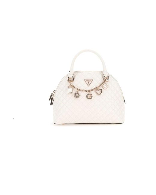 Guess Flap Clutch Off in het White