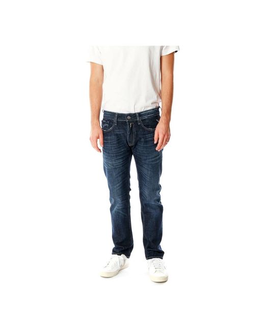 Replay Blue Slim Fit Jeans for men