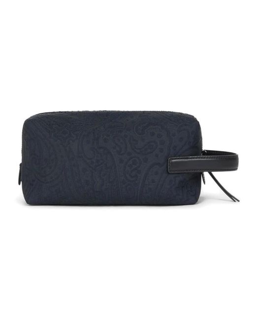 Etro Blue Toilet Bags for men