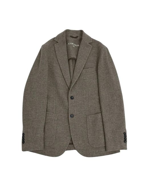 Circolo 1901 Gray Blazers for men
