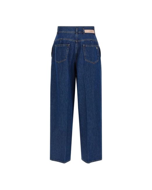Alberta Ferretti Blue Loose Fit Jeans