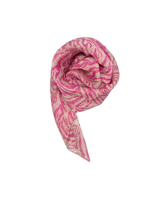 Borbonese Pink Seidenschal