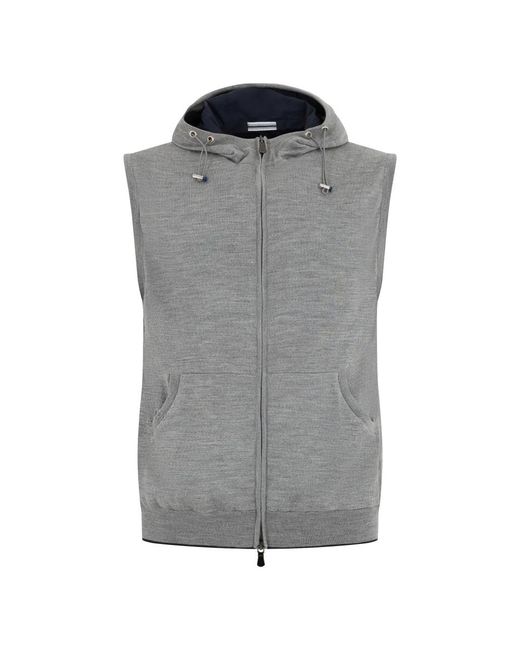 Fedeli Gray Waistcoats for men