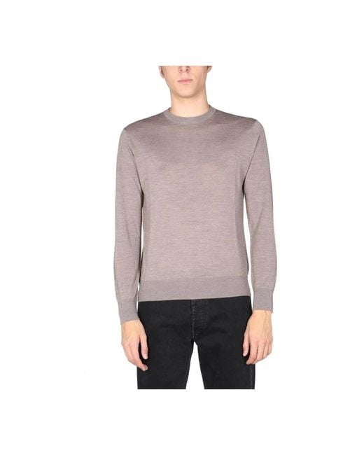 Ballantyne Purple Round-Neck Knitwear for men