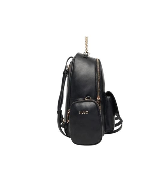Liu Jo Black Stylischer Rucksack Mit Reißverschluss