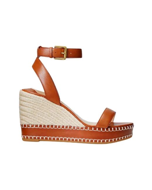 Shoes > heels > wedges Ralph Lauren en coloris Brown