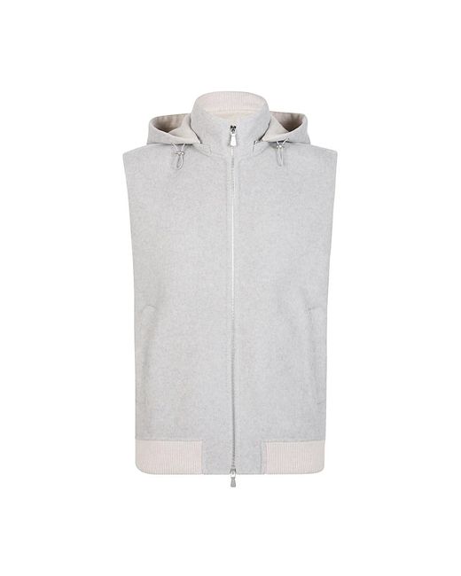 Vests di Eleventy in Gray da Uomo