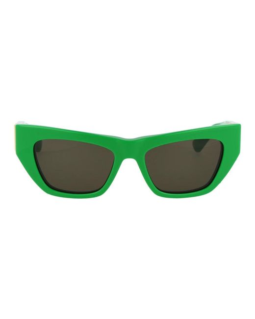 Bottega Veneta Green Sunglasses