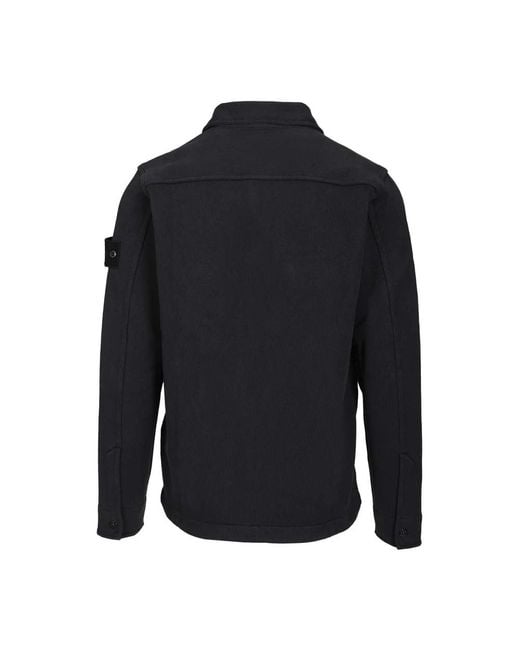 Stone Island Black Light Jackets for men