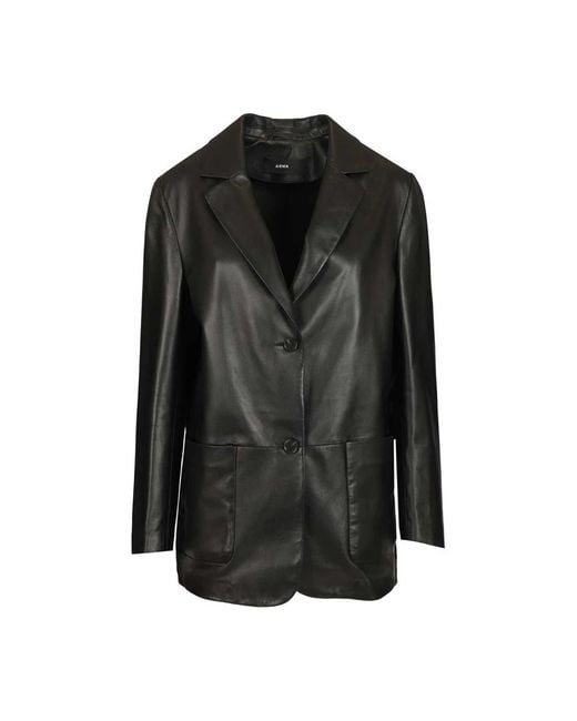 Arma Black Leather Jackets