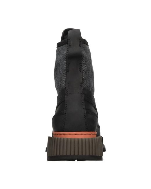 Buttero Black Lace-Up Boots for men